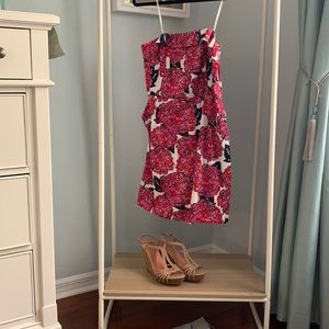 Vineyard vines size 12 strapless hydrangea dress with pockets